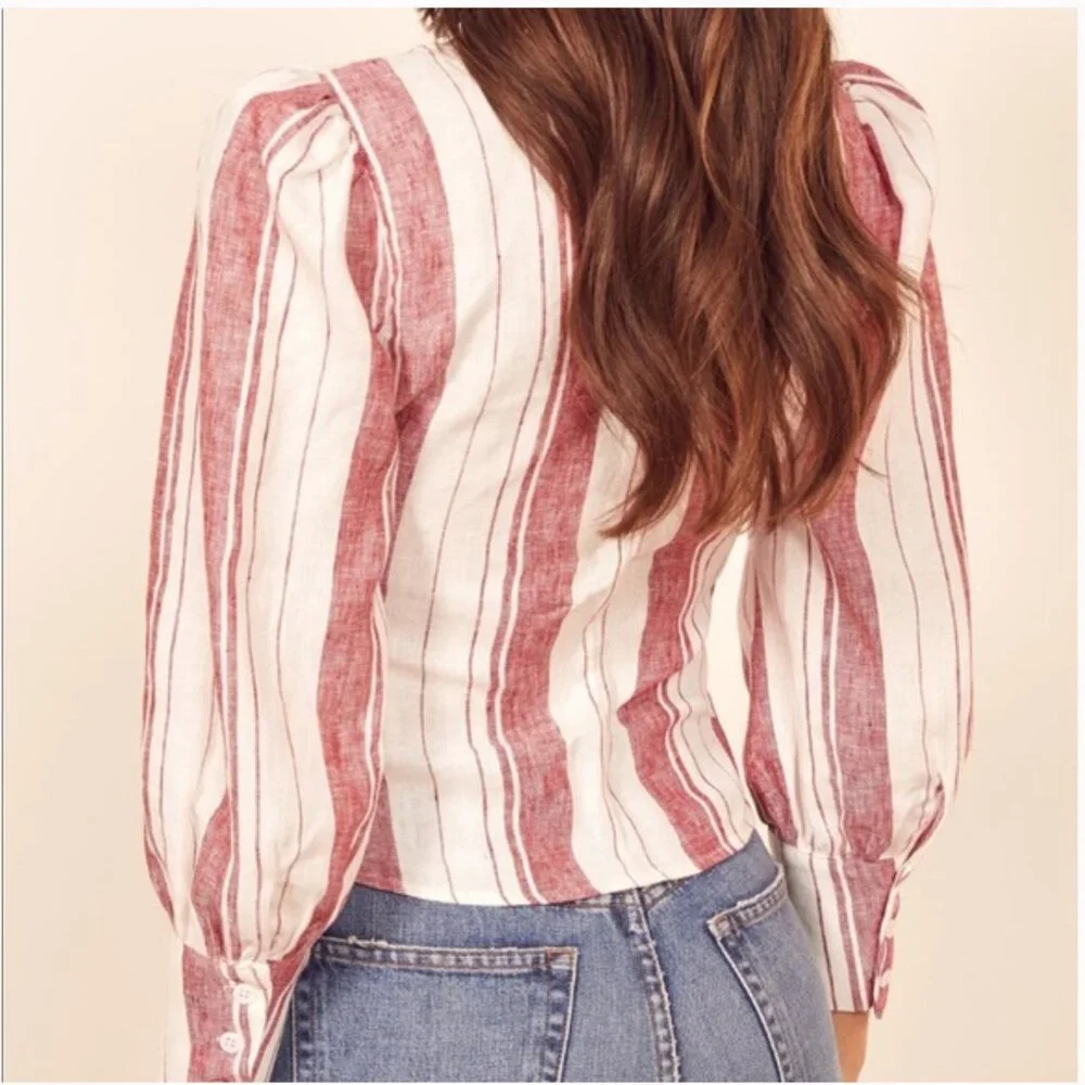 Reformation puff sleeves